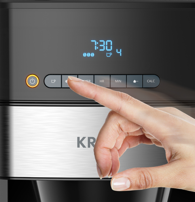 Krups Grind Aroma KM832810 Προγραμματιζόμενη Καφετιέρα Φίλτρου 1000W Black - Image 5