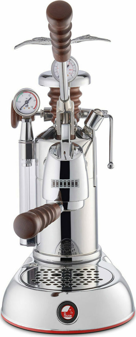 La Pavoni Esperto Abile Χειροκίνητη Μηχανή Espresso 950W Πίεσης 0.8bar Ασημί - Image 2