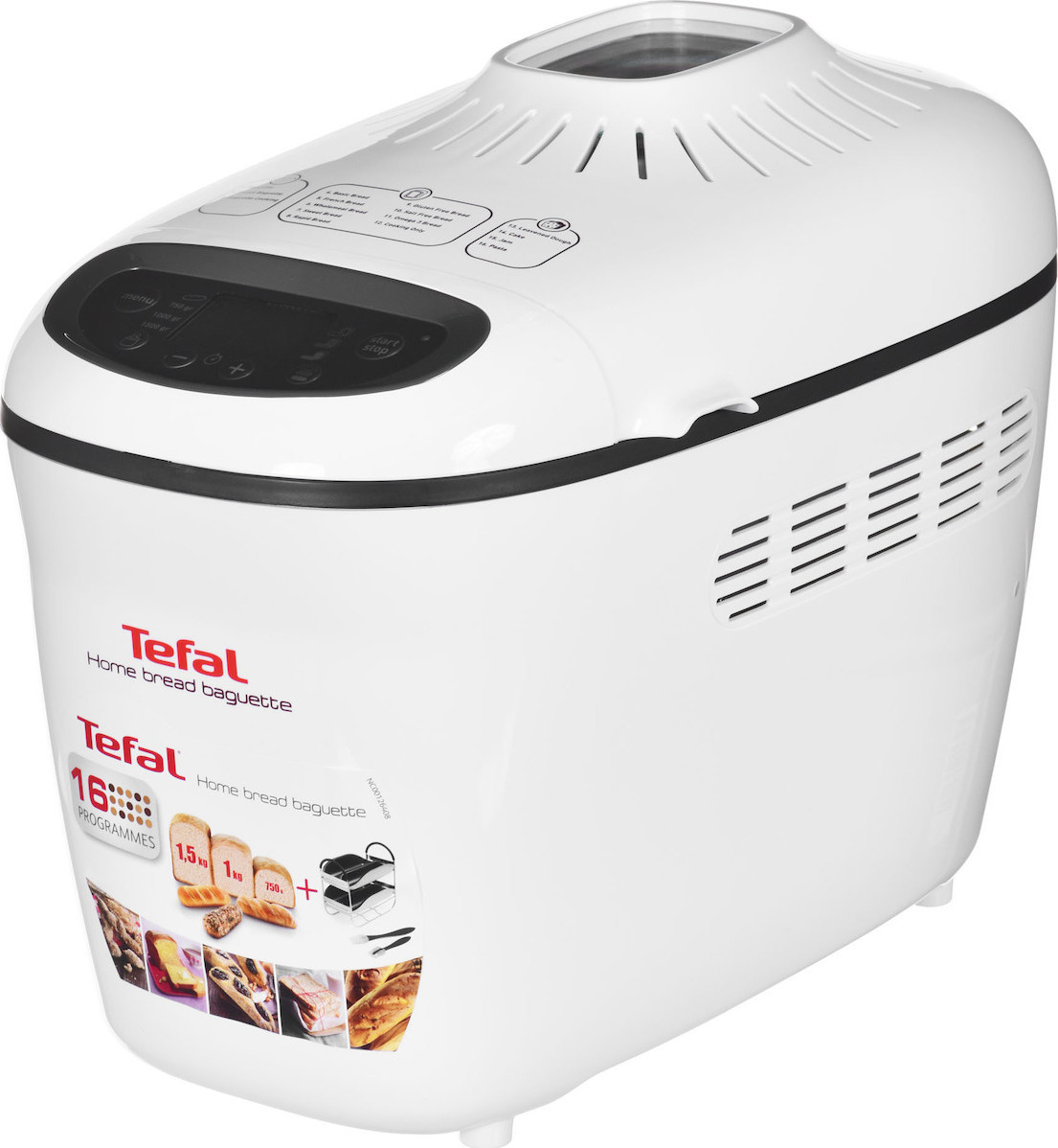 Tefal PF610138 Αρτοπαρασκευαστής 1600W Χωρητικότητας 1500gr με 16 Προγράμματα - Image 2