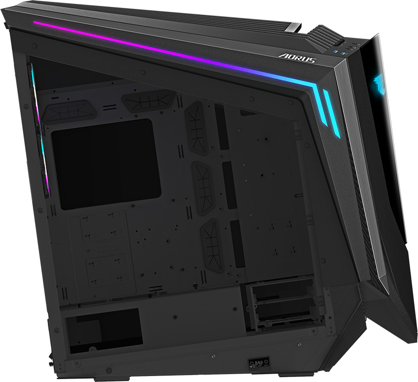 Gigabyte AORUS C700 Glass Gaming Full Tower Κουτί Υπολογιστή με Πλαϊνό Παράθυρο και RGB Φωτισμό Μαύρο - Image 5