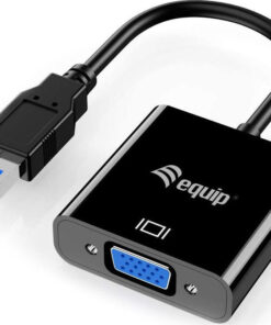 Equip Μετατροπέας USB-A male σε VGA female (133384)