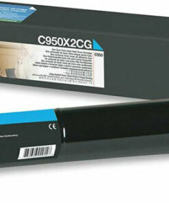 Lexmark C950X2CG Γνήσιο Toner Laser Εκτυπωτή Κυανό High Yield Extra High Yield 22000 Σελίδων