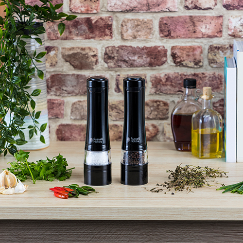 Russell Hobbs Σετ Ηλεκτρικοί Μύλοι Μπαχαρικών Inox σε Μαύρο Χρώμα 2τμχ - Image 6