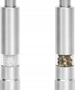 Profi Cook PC-PSM 1160 Σετ Χειροκίνητοι Μύλοι Μπαχαρικών Inox σε Ασημί Χρώμα 15.2cm 2τμχ