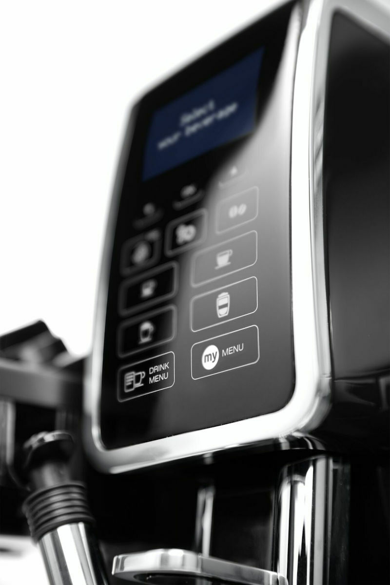De'Longhi Dinamica Αυτόματη Μηχανή Espresso 1450W Πίεσης 15bar για Cappuccino με Μύλο Άλεσης Μαύρη - Image 11