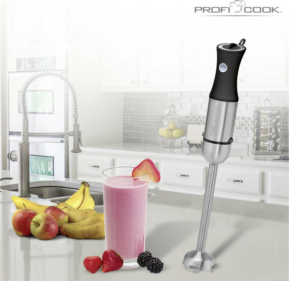 Profi Cook PC-SM 1094 Ραβδομπλέντερ με Ανοξείδωτη Ράβδο 1000W Ασημί - Image 7