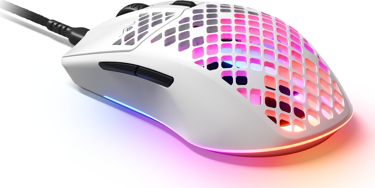 SteelSeries Aerox 3 (2022 Edition) RGB Gaming Ποντίκι Snow - Image 4