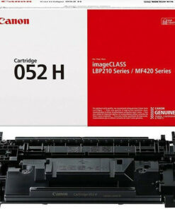 Canon 052H Γνήσιο Toner Laser Εκτυπωτή Μαύρο High Capacity 9200 Σελίδων (2200C002)