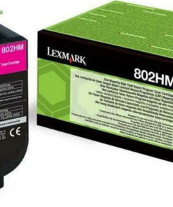 Lexmark 802H Γνήσιο Toner Laser Εκτυπωτή High Yield 3000 Σελίδων