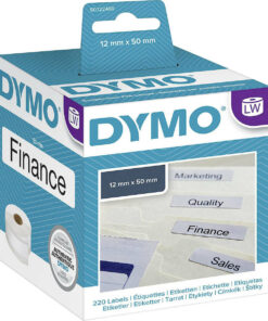 Dymo 99017 220 Αυτοκόλλητες Ετικέτες σε Ρολό για Εκτυπωτή Ετικετών 50x12mm