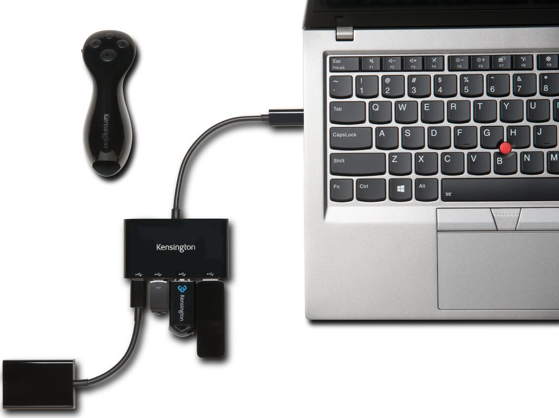 Kensington CH1000 USB 3.0 Hub 4 Θυρών με σύνδεση USB-C (K39124EU) - Image 3