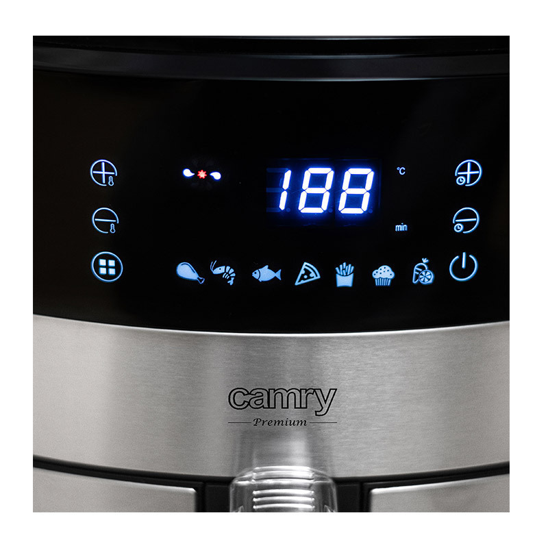 Camry Air Fryer 5lt Ασημί CR6311 - Image 6