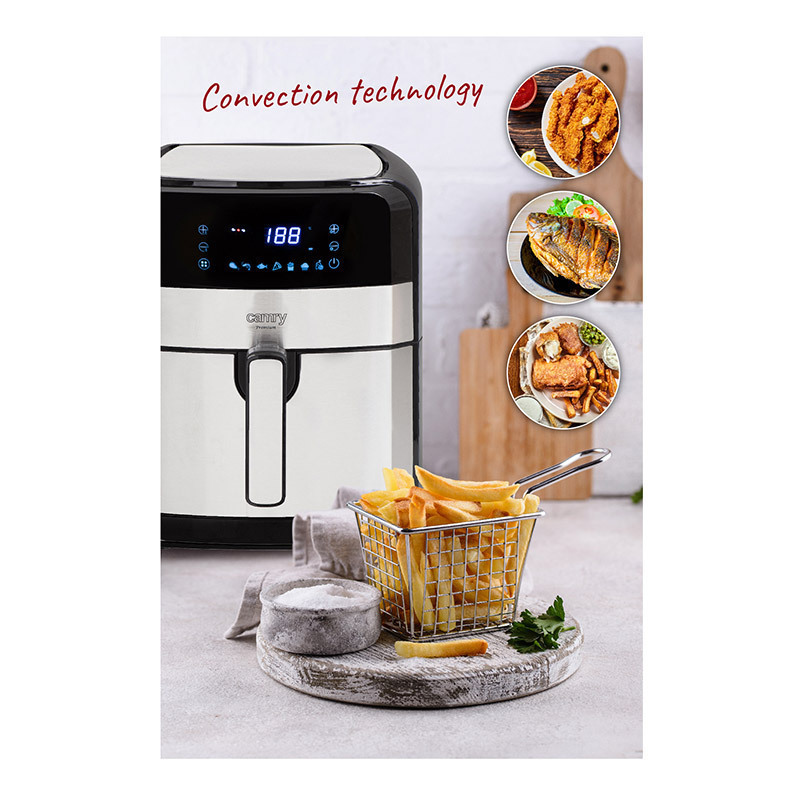 Camry Air Fryer 5lt Ασημί CR6311 - Image 15