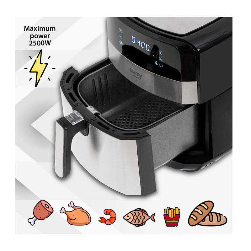 Camry Air Fryer 5lt Ασημί CR6311 - Image 14
