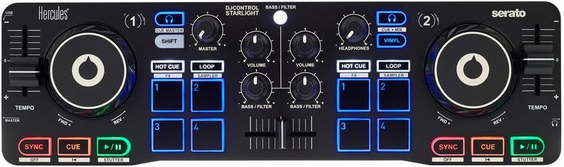 Hercules Starlight DJ Controller 43201400 2 Καναλιών - Image 4