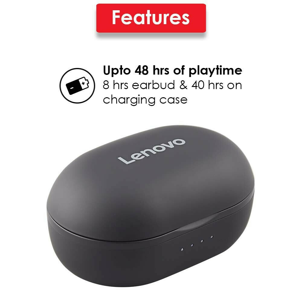 Lenovo HT10 In-ear Μαύρα - Image 4