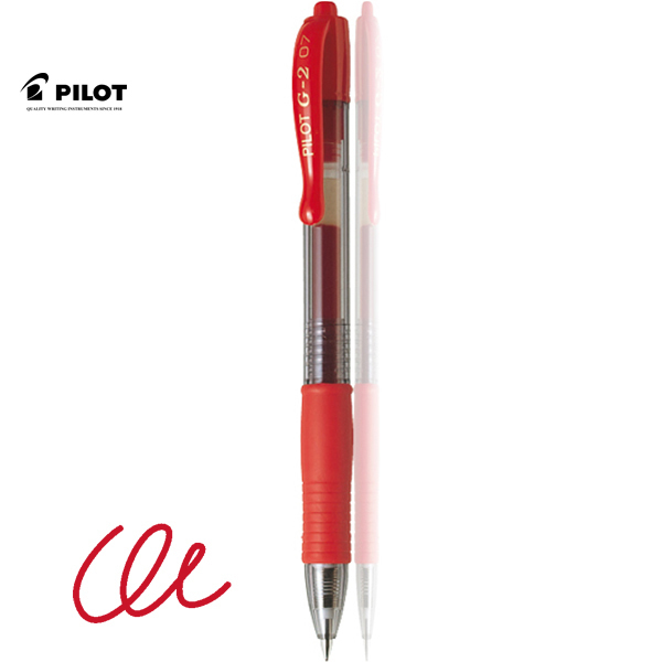 Pilot G-2 Gel με Κόκκινο Μελάνι - Image 4
