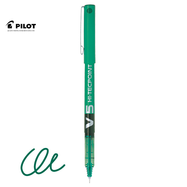 Pilot Hi-Tecpoint Rollerball με Πράσινο Μελάνι - Image 5
