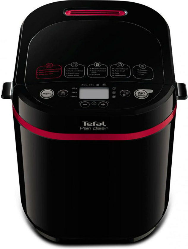 Tefal Pain Plaisir PF220838 Αρτοπαρασκευαστής 650W Χωρητικότητας 1000gr με 17 Προγράμματα