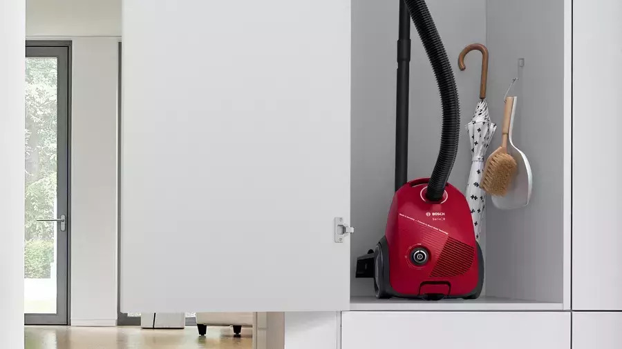 Bosch BGBS2RD1 Ηλεκτρική Σκούπα 600W με Σακούλα 3.5lt Κόκκινη - Image 2