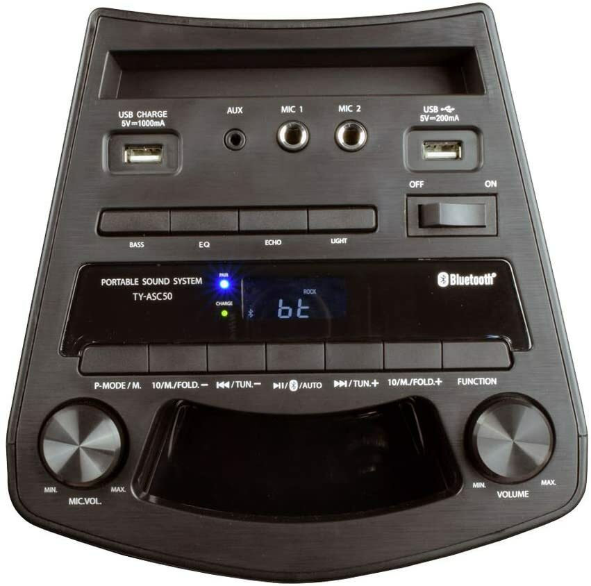 Toshiba TY-ASC51 Bluetooth 50W έως 6 ώρες Μαύρο - Image 3