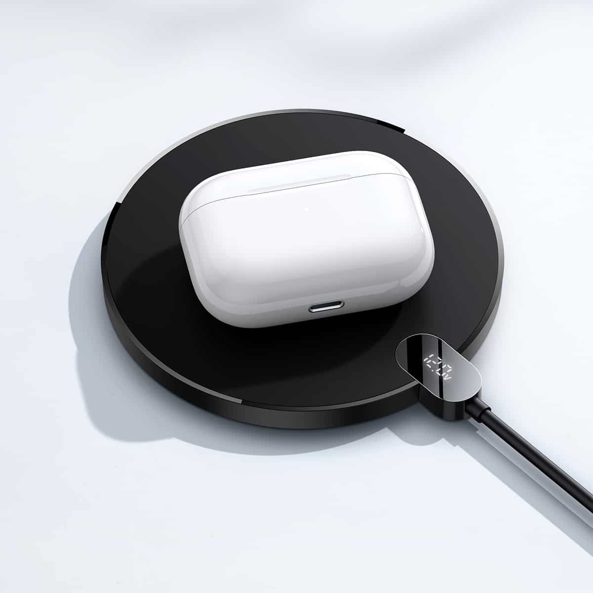 Baseus Inductive Digital LED Ασύρματος Qi 15W - Image 5