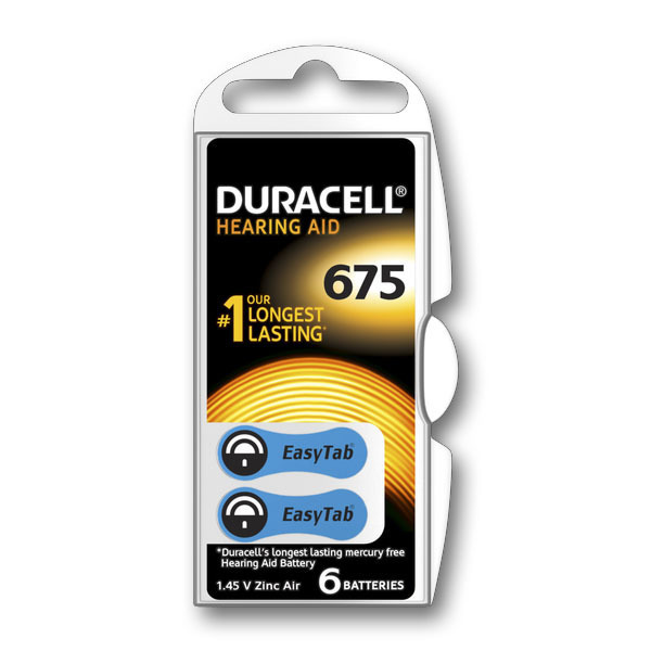 Duracell Activair Μπαταρίες Ακουστικών Βαρηκοΐας 675 1.4V 6τμχ - Image 2