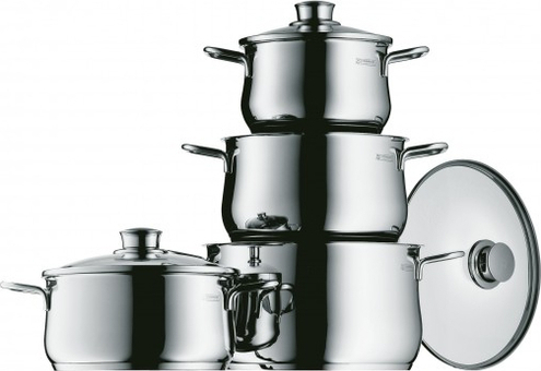 WMF Diadem Plus Σετ Κατσαρόλες από Ανοξείδωτο Ατσάλι Ασημί 07.3004.6040 4τμχ - Image 2