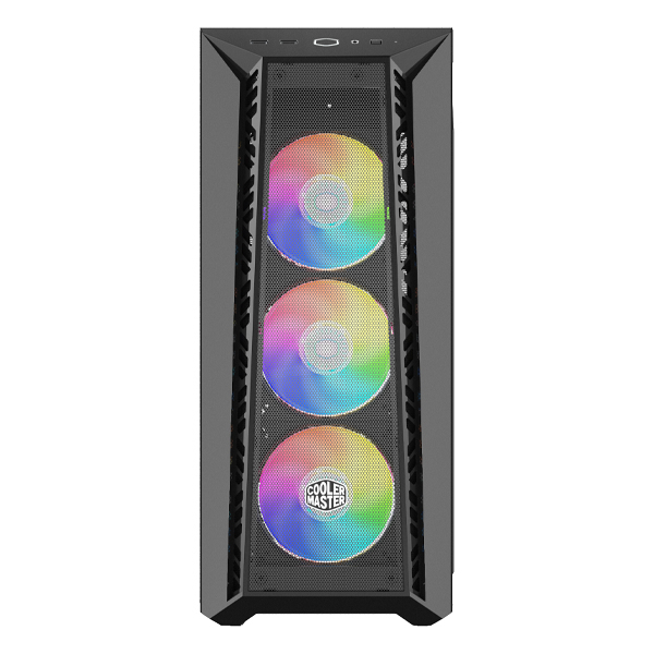 CoolerMaster MasterBox MB520 Mesh Gaming Midi Tower Κουτί Υπολογιστή με Πλαϊνό Παράθυρο και RGB Φωτισμό Μαύρο - Image 2