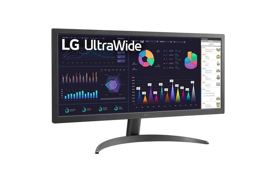 LG 26WQ500-B Ultrawide IPS HDR Monitor 26" FHD 2560x1080 με Χρόνο Απόκρισης 5ms GTG - Image 3