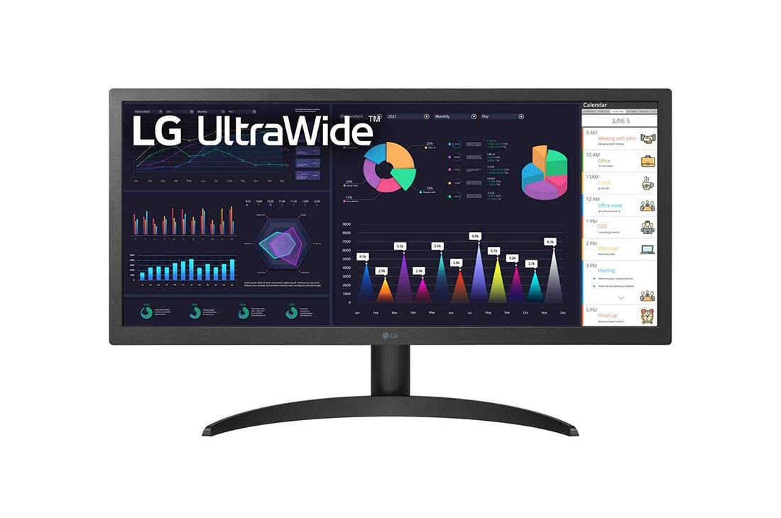 LG 26WQ500-B Ultrawide IPS HDR Monitor 26" FHD 2560x1080 με Χρόνο Απόκρισης 5ms GTG - Image 2