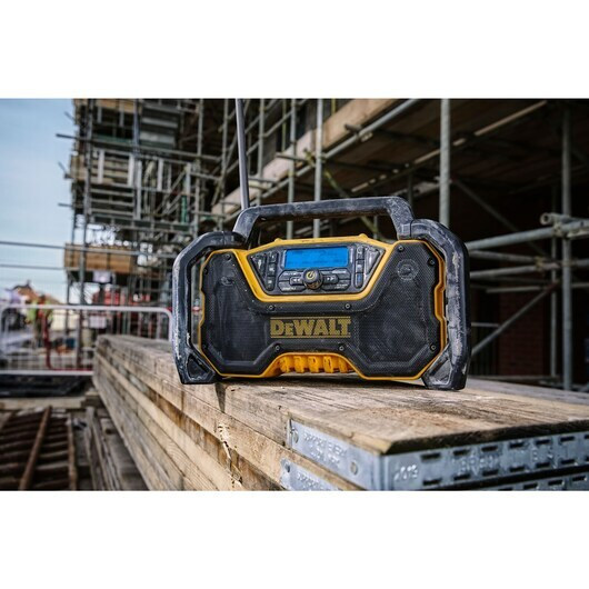Dewalt XR Επιτραπέζιο Ραδιόφωνο Επαναφορτιζόμενο DAB+ με Bluetooth και USB Μαύρο - Image 7