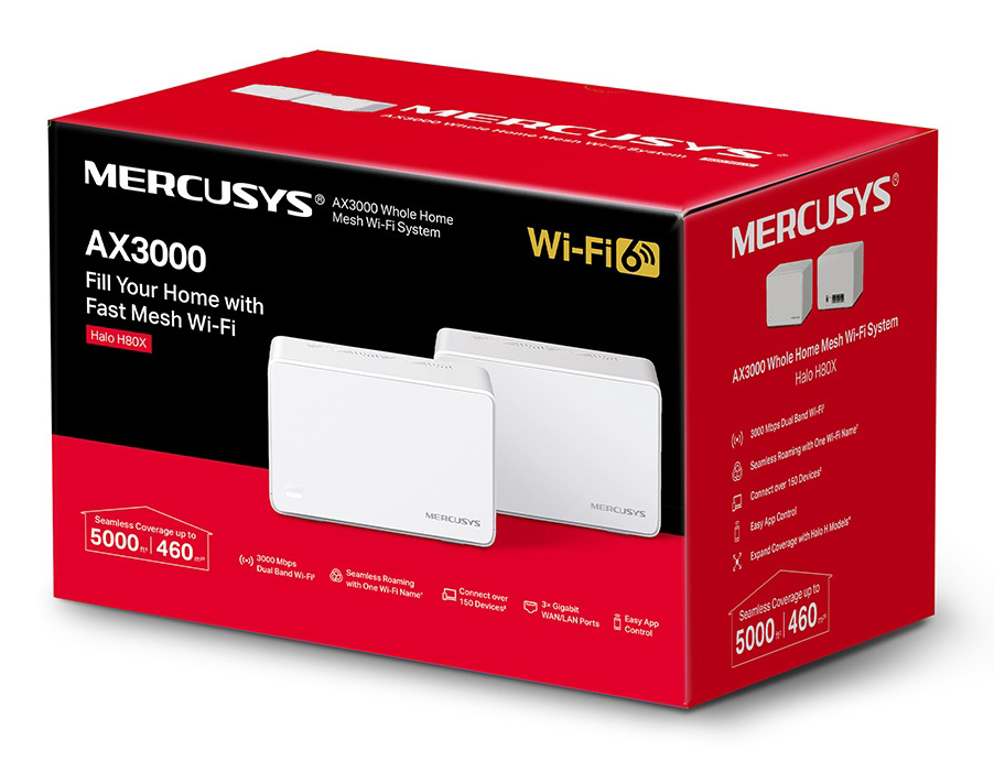 Mercusys Halo H80X v1 WiFi Mesh Network - Image 4