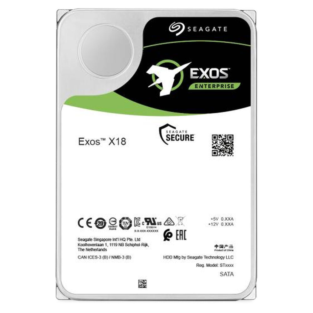 Seagate Exos X18 FastFormat 14TB HDD Σκληρός Δίσκος 3.5" SATA III 7200rpm με 256MB Cache για NAS / Server ST14000NM000J - Image 2