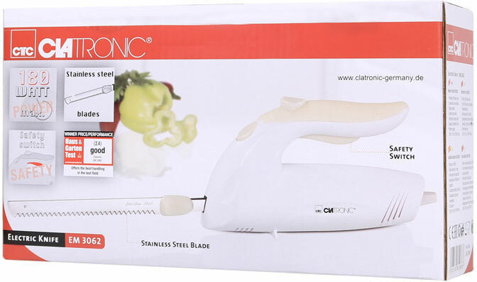 Clatronic EM 3062 Ηλεκτρικό Μαχαίρι 150W Λευκό - Image 8