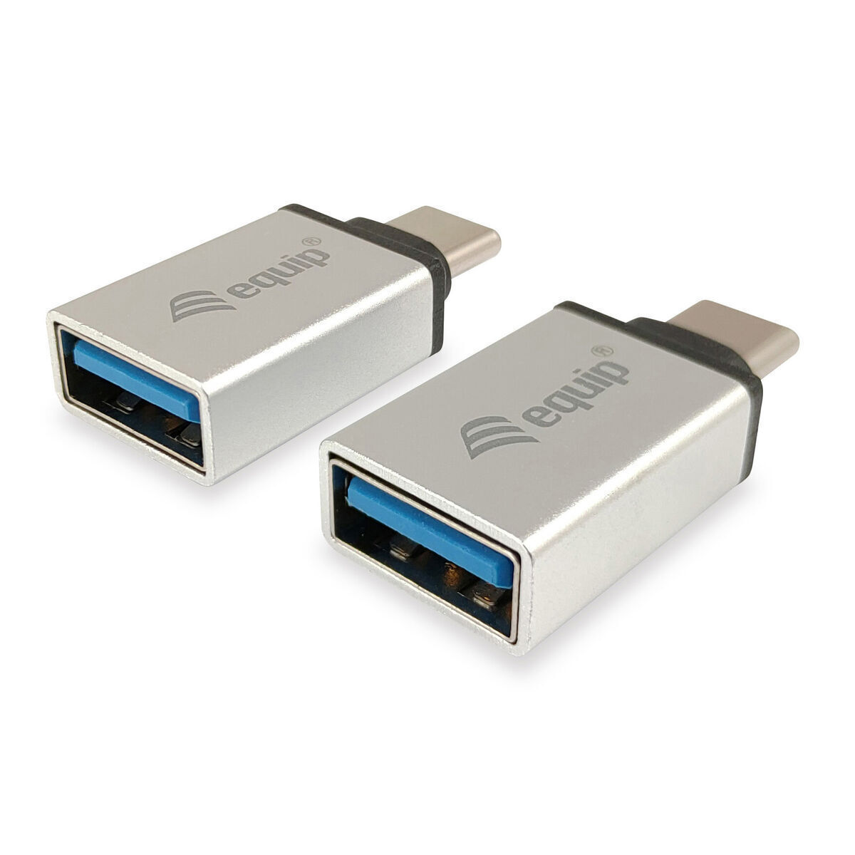 Equip Μετατροπέας USB-C male σε USB-A female Ασημί (133473)
