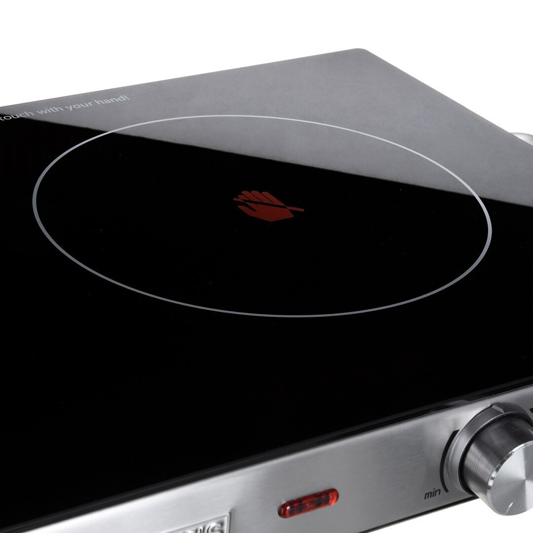 Heinrich's Επιτραπέζια Εστία Κεραμική Διπλή Μαύρη - Image 6