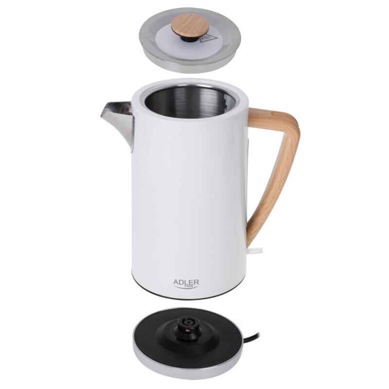 Adler Βραστήρας 1.7lt 1347W Λευκός AD 1347 - Image 4