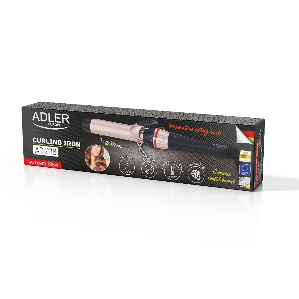 Adler Ψαλίδι Μαλλιών για Μπούκλες 32mm 200W AD 2118 - Image 5