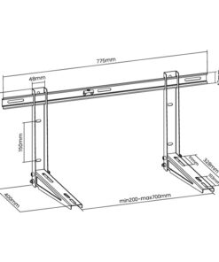 Alternative view of Air Fix Pro Επιτοίχια Βάση Κλιματιστικού
