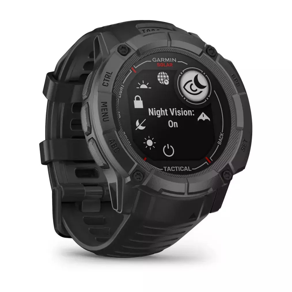 Garmin Instinct 2X Solar Tactical 50mm Αδιάβροχο Smartwatch με Παλμογράφο (Black) - Image 2