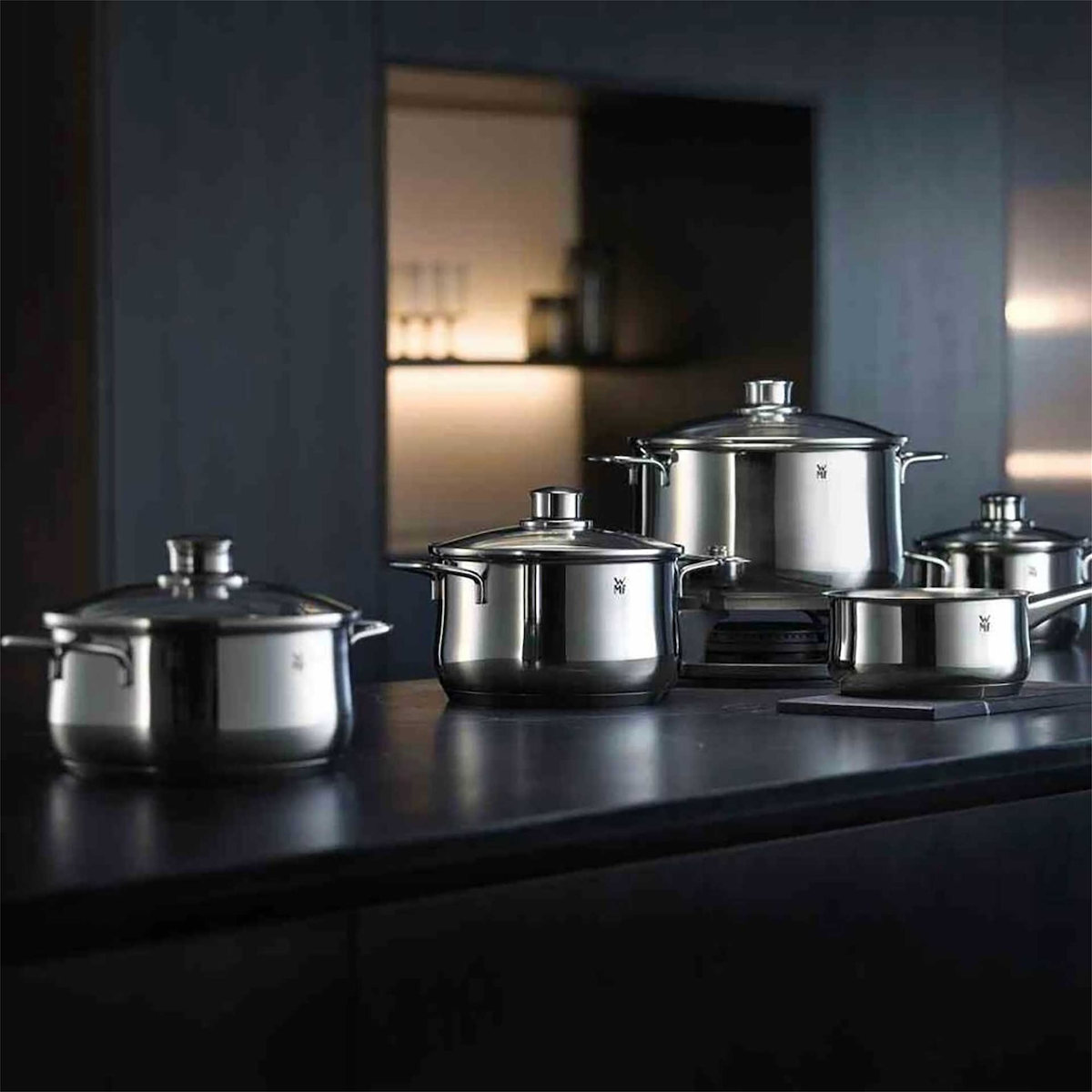 WMF Diadem Plus Σετ Κατσαρόλες από Ανοξείδωτο Ατσάλι Ασημί 5τμχ - Image 2