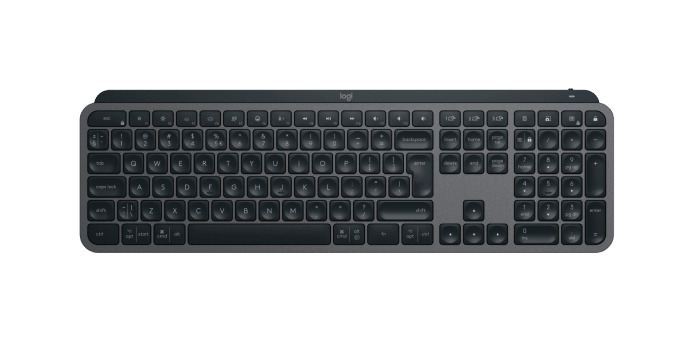 Logitech MX Keys S Ασύρματο Bluetooth Πληκτρολόγιο International English Graphite με Στήριγμα Καρπού - Image 2