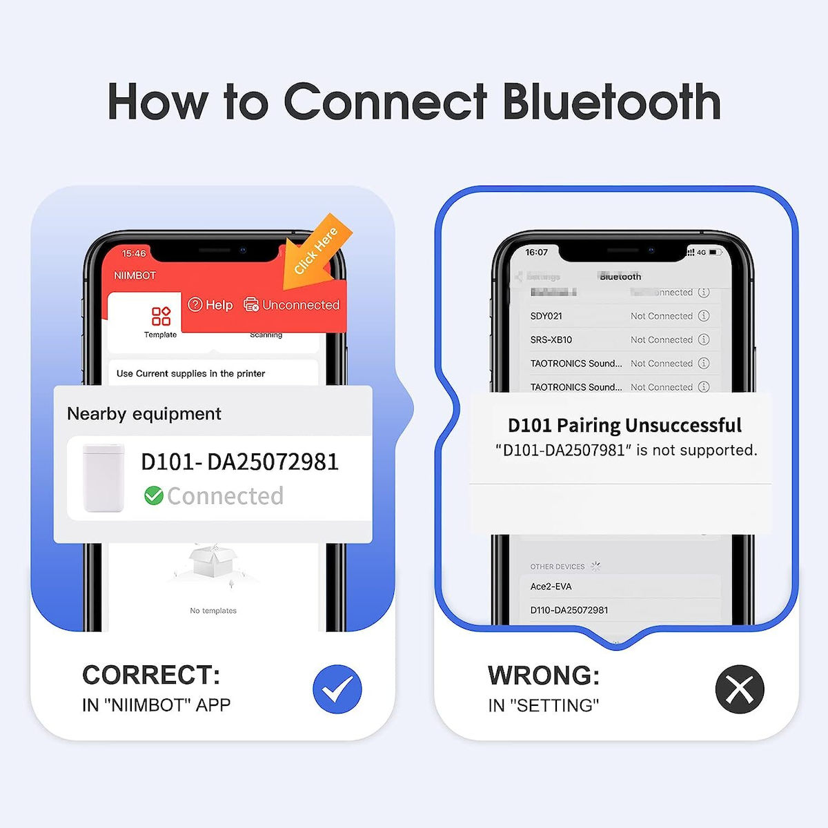 Niimbot D101 Ηλεκτρονικός Ετικετογράφος Χειρός σε Λευκό Χρώμα - Image 3