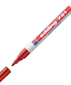 Edding 751 Ανεξίτηλος Μαρκαδόρος Κόκκινος