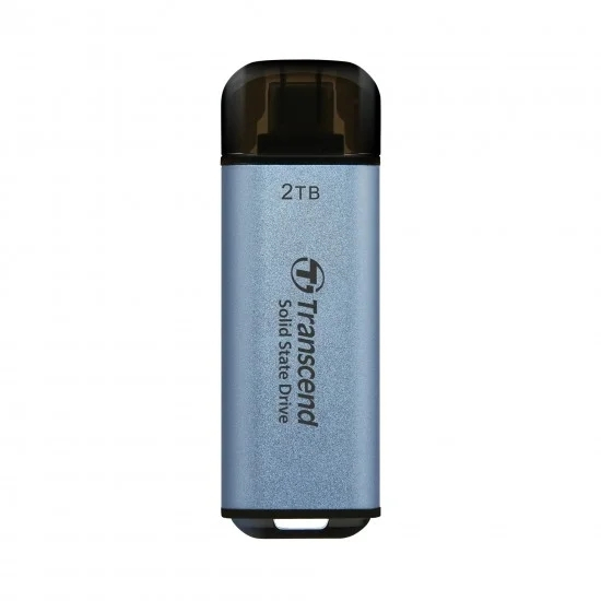 Transcend ESD300C 2TB USB 3.2 SSD Stick με σύνδεση USB-C Μπλε - Image 2