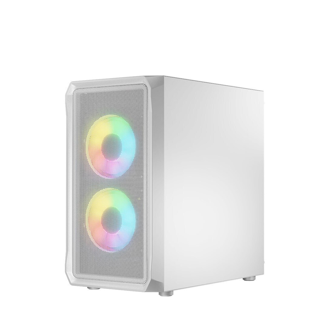 Logic Portos ARGB Mini Tower Κουτί Υπολογιστή με Πλαϊνό Παράθυρο Λευκό - Image 10