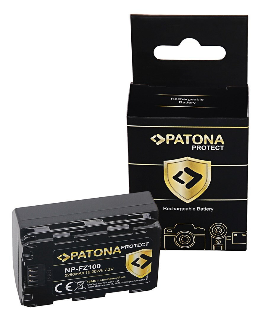 Patona Μπαταρία Φωτογραφικής Μηχανής Np-fz100 A7 Iii A7m3 Alpha 7 Iii A7 R Iii 325240 2250mAh Συμβατή με Sony