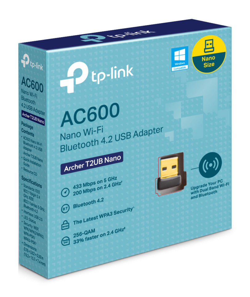 TP-LINK Archer T2UB Nano AC600 v1 Ασύρματος USB Αντάπτορας Δικτύου 600Mbps - Image 6