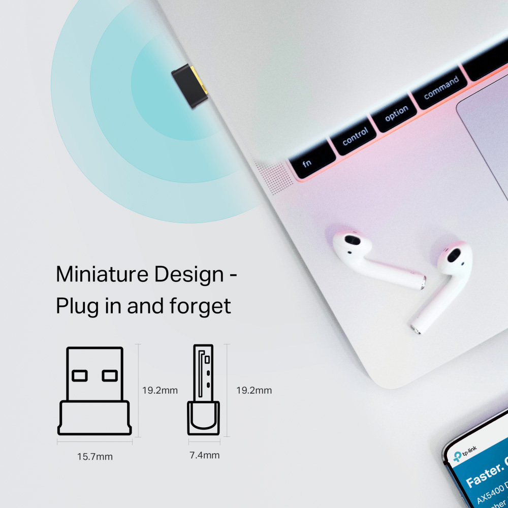 TP-LINK Archer T2UB Nano AC600 v1 Ασύρματος USB Αντάπτορας Δικτύου 600Mbps - Image 5